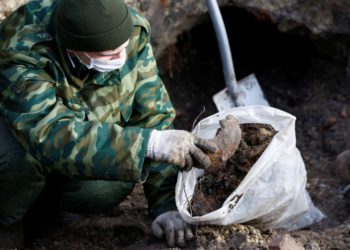 Hallan fosa común de víctimas del Holocausto en Bielorrusia