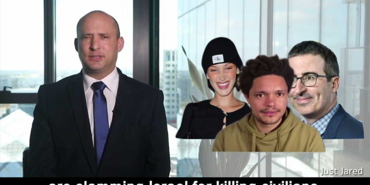 Bennett arremete contra John Oliver, Trevor Noah y Bella Hadid por sus críticas a Israel