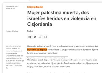 Reuters llamó al ataque terrorista: “incidente de disparos”