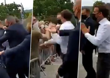 Condenan a un francés a 4 meses de cárcel por abofetear a Macron