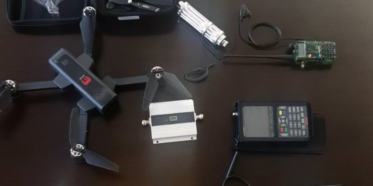 Drones y armas incautados de camino a Gaza