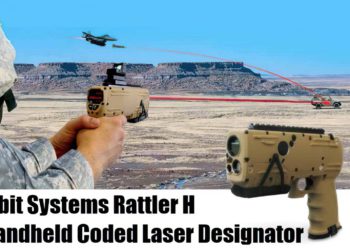 Elbit Systems presenta el designador láser codificado de mano Rattler H con LRF incorporado