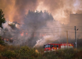 El fuego arde fuera de control cerca de Beitar Illit