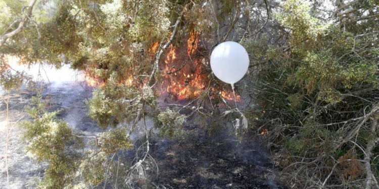 Hamás admite que dirige el terrorismo de globos incendiarios