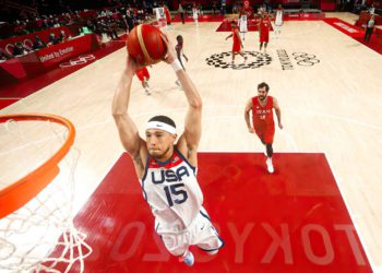 El equipo olímpico de baloncesto de EE.UU. derrota a Irán en Tokio