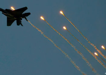 Un misil de la Cúpula de Hierro casi derriba un F-15 israelí durante el reciente conflicto de Gaza