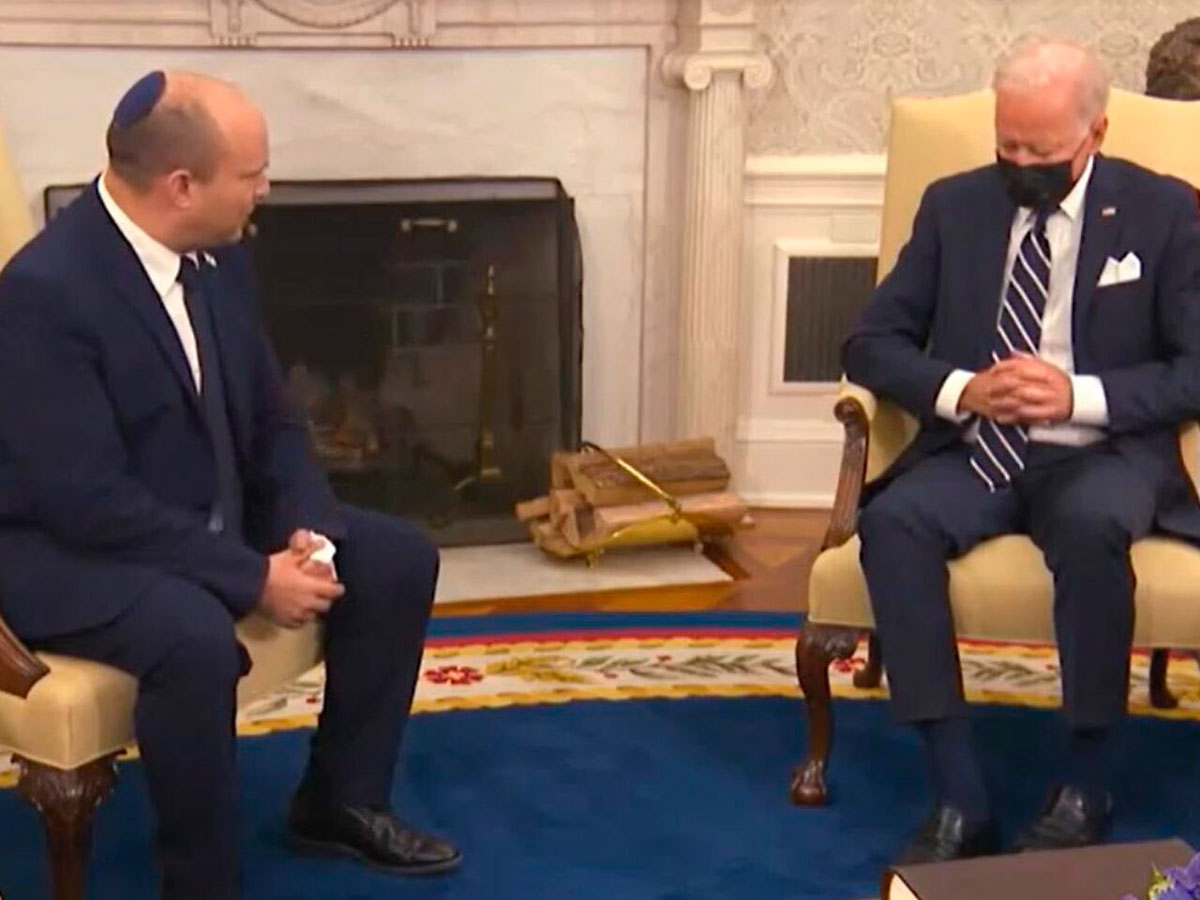 Netanyahu se refirió a la reunión de Bennett en la que Biden "al parecer" se durmió