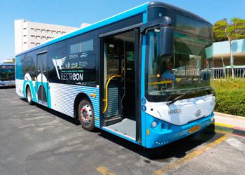 El autobús de ElectReon está a punto de salir