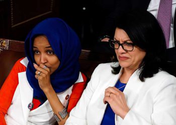 Ilhan Omar retuitea post anti-Israel de un supremacista blanco