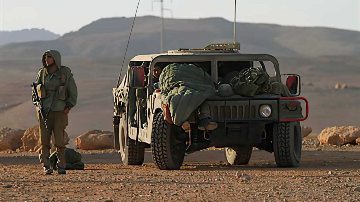 Terroristas árabes se filman atacando un jeep de las FDI