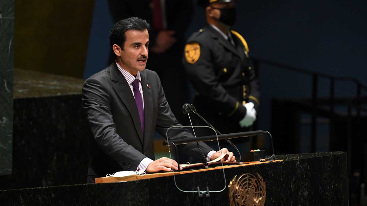 Emir de Qatar critica a Israel en su discurso ante la ONU