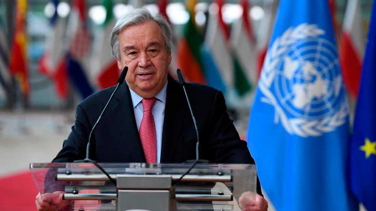 El jefe de la ONU advierte sobre una “ruptura del orden mundial”