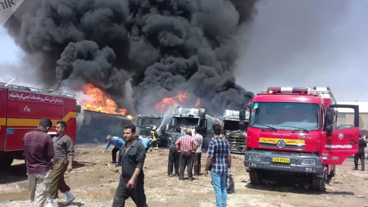 Dos miembros del CGRI de Irán murieron en un incendio cerca de Teherán