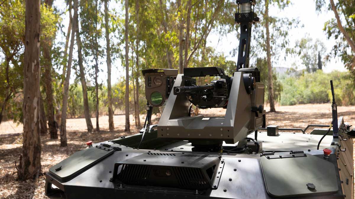 IAI presenta un robot de combate autónomo para patrullar zonas de combate