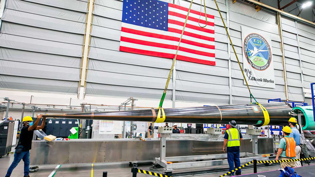 Lockheed Martin presenta el prototipo de su prometedor avión supersónico