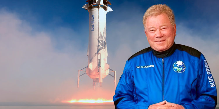 William Shatner se dirige a la última frontera con Blue Origin