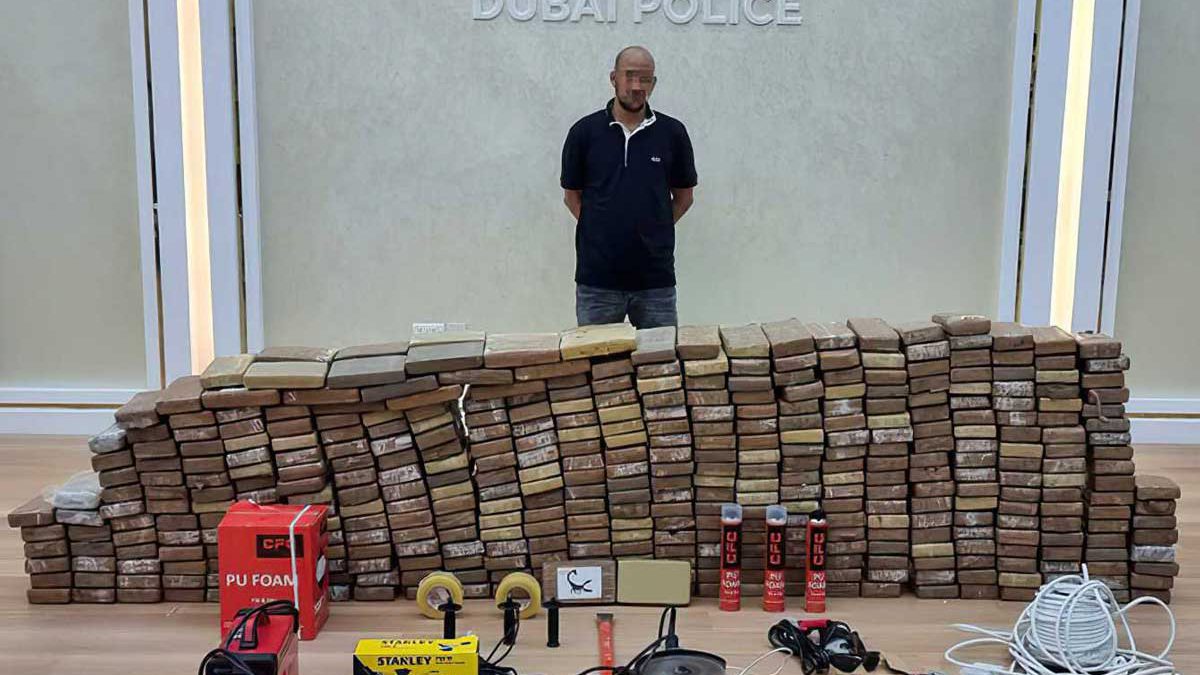 Policía de Dubái incauta de 500 kg de cocaína en “la mayor redada de drogas de la región”