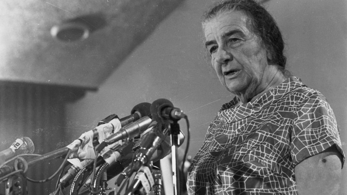 Documentos de la guerra de Yom Kippur revelan la desesperación de Golda Meir