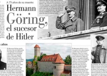 Un periódico chileno rindió homenaje al líder nazi Hermann Göring