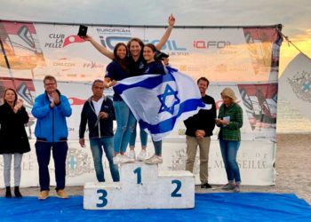 Windsurfista israelí gana el bronce en el campeonato europeo