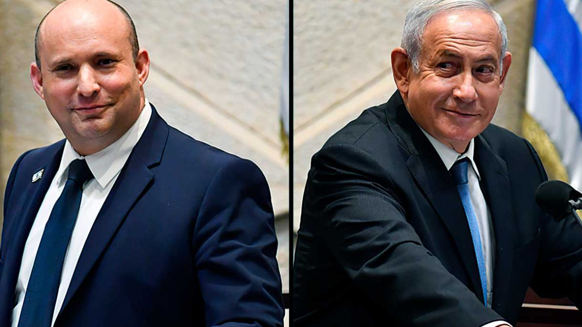 Netanyahu desaira a Bennett en la despedida del jefe del Shin Bet