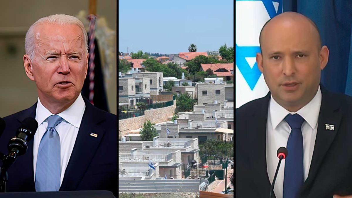 Mensaje privado de Biden a Bennett: “detenga la construcción en Cisjordania”