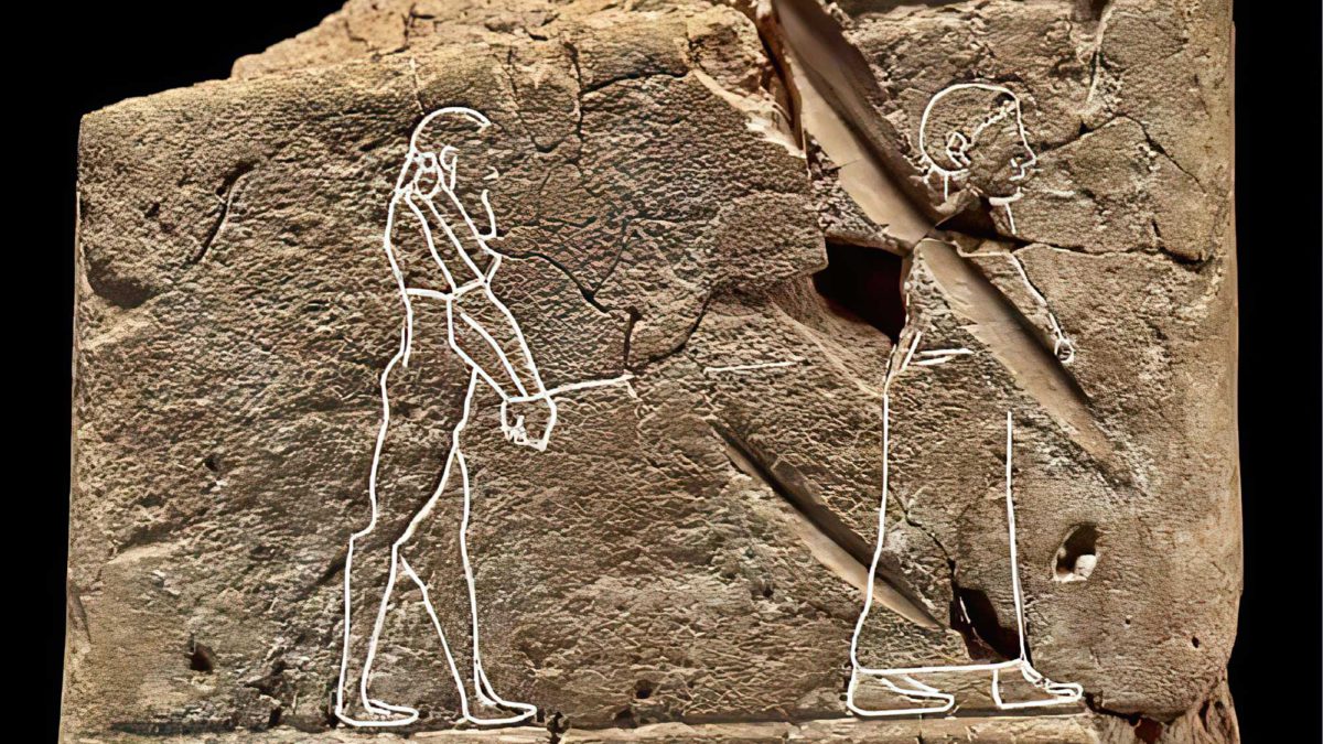 El dibujo más antiguo del mundo de un fantasma en una tablilla babilónica