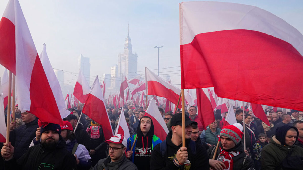 Polonia detiene a 3 personas en relación con una manifestación antisemita