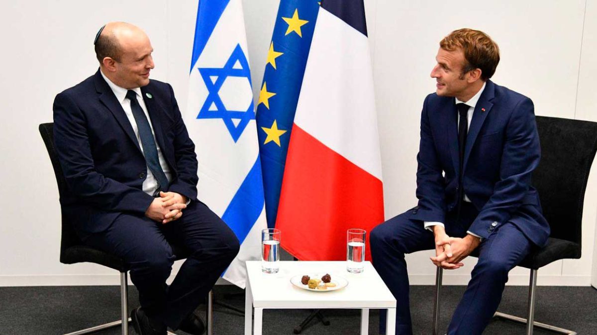 Bennett y Macron hablan sobre Irán durante la cumbre de Glasgow