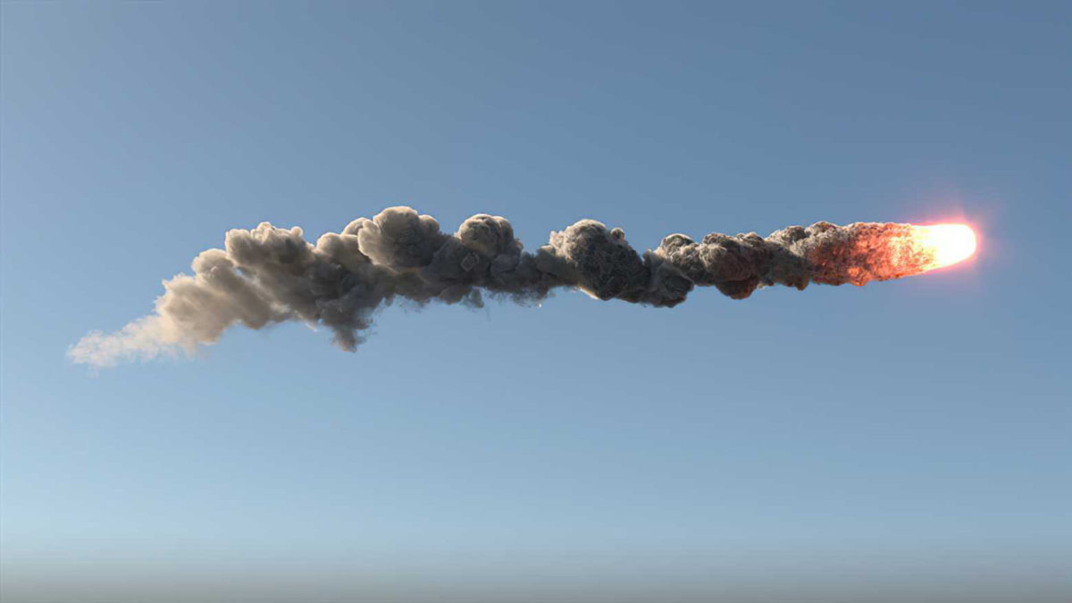 Misil sirio entró en el espacio aéreo israelí y explotó sobre la bahía de Haifa