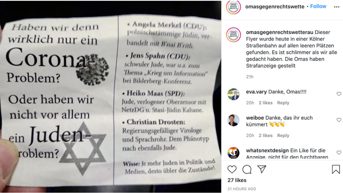 La UE considera que el antisemitismo aumentó durante la pandemia e insta a mejorar la recogida de datos