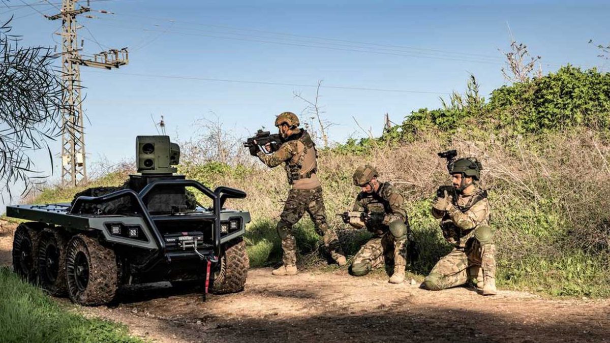 Robot militar de fabricación israelí realizará diversos roles en el campo de batalla