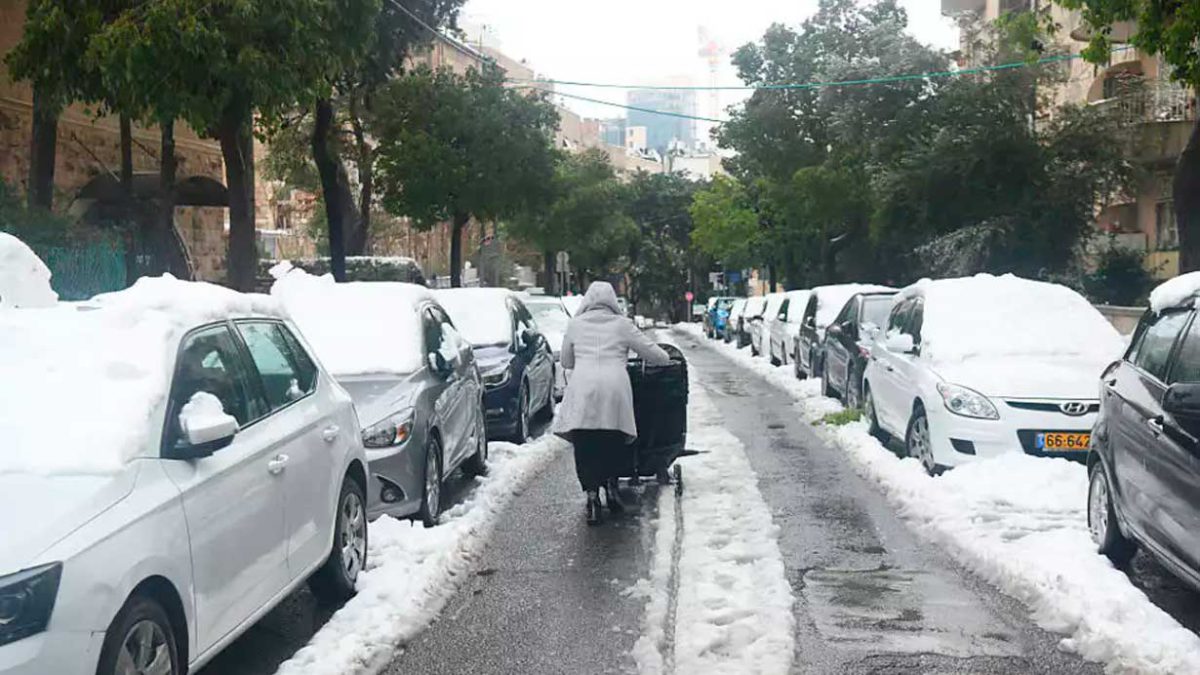 ¿Verá Jerusalén su primera nevada de 2022 esta semana?