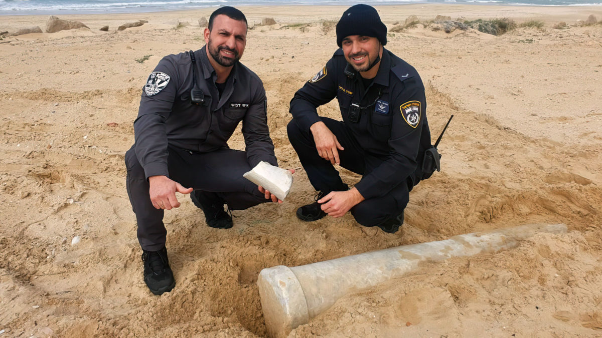 Policía encuentra un pilar de mármol de 1.500 años de antigüedad cerca de Ashdod