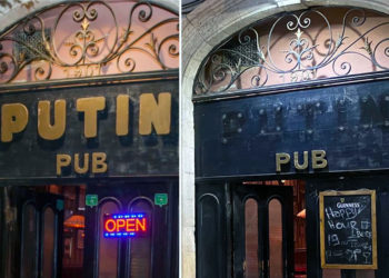 Popular bar de Jerusalén retira el nombre “Putin”: clientes proponen “Zelensky Pub”