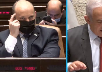 Bennett tacha a Netanyahu de "loco" durante discusión en la Knesset