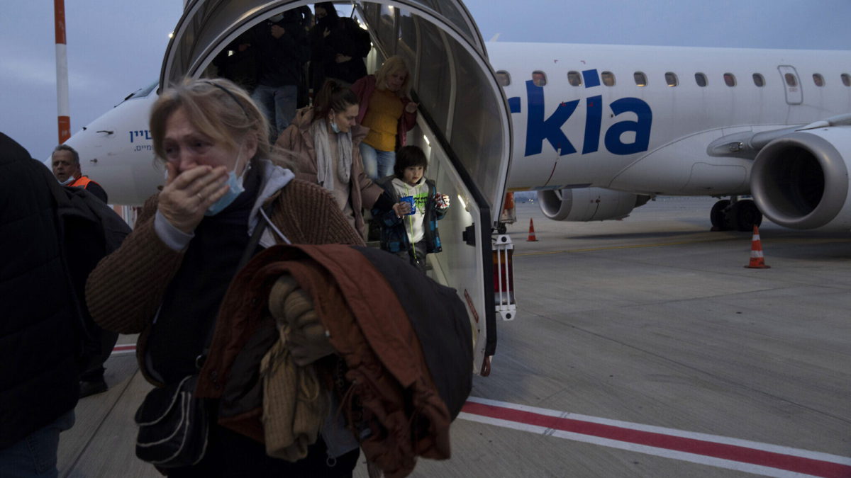 Israel alcanzará el límite de refugiados ucranianos no judíos