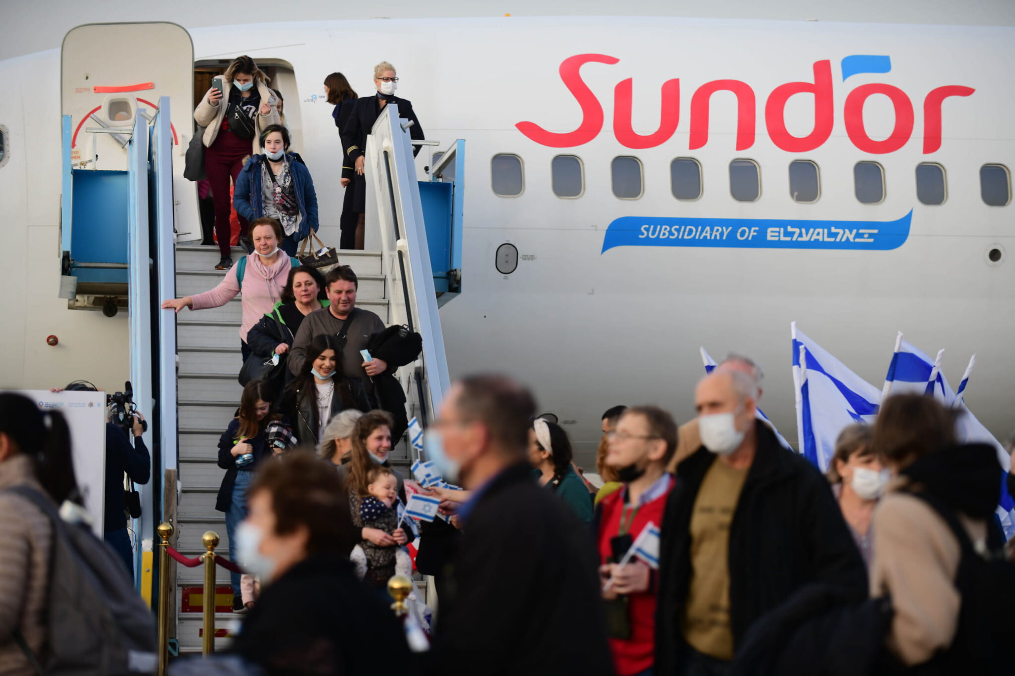Israel alcanzará el límite de refugiados ucranianos no judíos