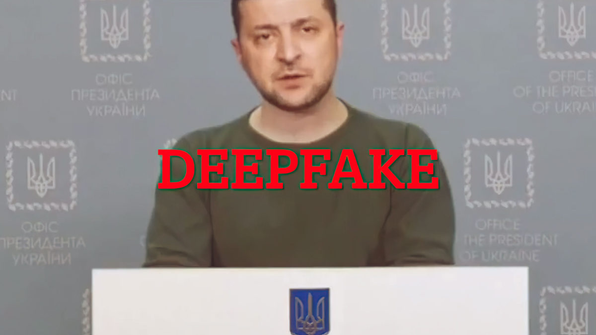 Facebook retiró un vídeo deepfake de Zelensky pronunciando un discurso