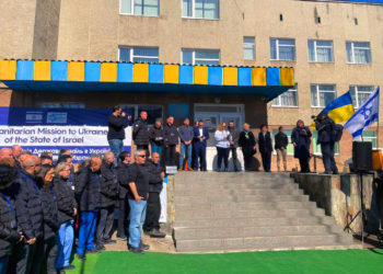 El hospital de campaña israelí en Ucrania recibe a sus primeros pacientes entre sirenas de ataque aéreo