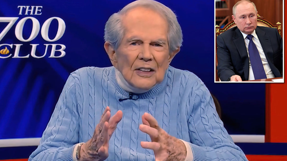 Ex televangelista Pat Robertson dice que Putin está iniciando el Armagedón