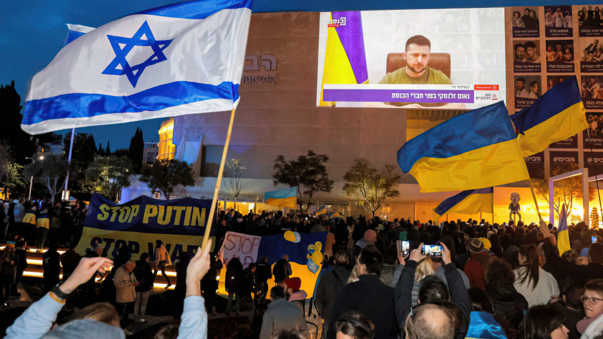 Zelensky pidió la Cúpula de Hierro a Israel en su mensaje ante la Knesset