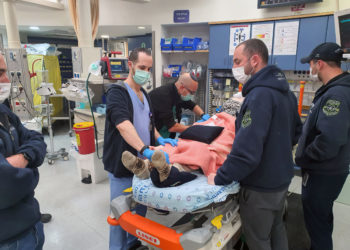 13 ucranianos heridos trasladados por aire a Israel en una misión de rescate