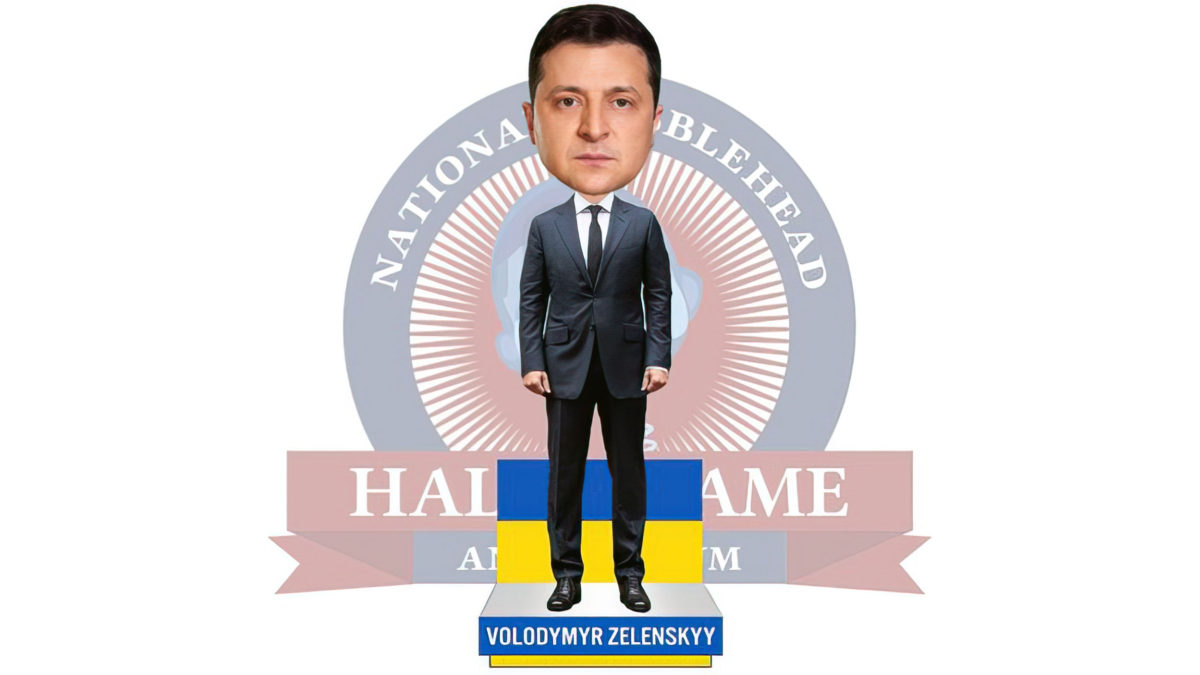 Museo de muñecos tiene la figura de Volodymyr Zelensky en producción