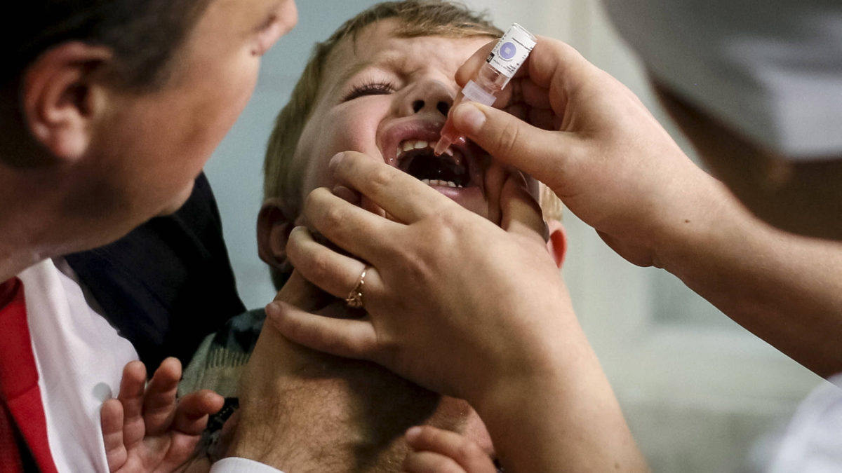 Un mes después del inicio de la operación: Tasa de inmunización cero contra el virus de la polio