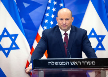 Naftali Bennett; Antony Blinken; Primer Ministro israelí; Secretario de Estado estadounidense