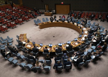 Se celebra una reunión del Consejo de Seguridad de las Naciones Unidas, el jueves 23 de septiembre de 2021, durante la 76.ª sesión de la Asamblea General de la ONU en Nueva York. (AP/John Minchillo, Pool)