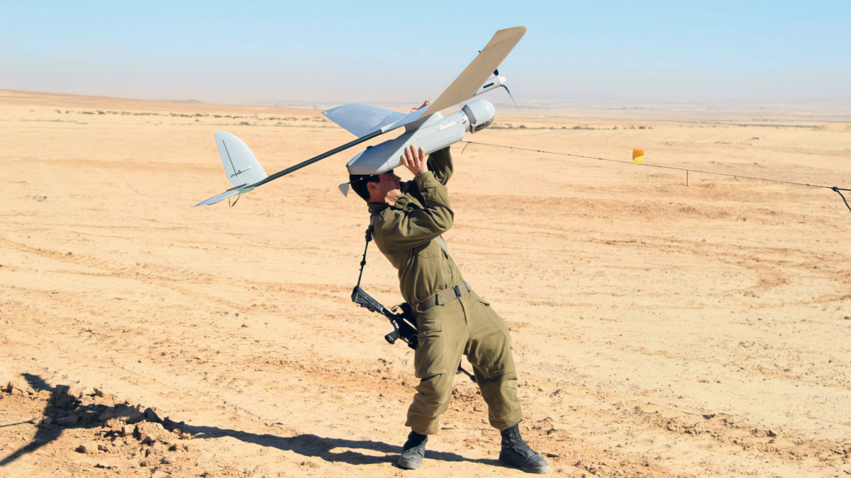 Un dron militar israelí cayó en territorio sirio