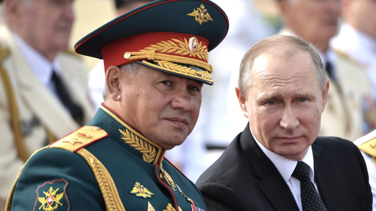 Imagen de archivo: Vladimir Putin y Sergey Shoigu