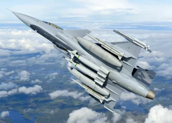 El JAS 39 Gripen es un avión de combate aterrador